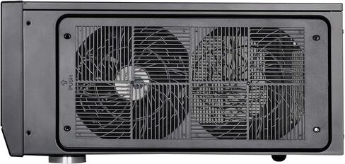 Silverstone Technology Grandia Series Aluminium HTPC Computer Computer لـ ATX / SSI -CEB - Black (GD09B) in Kuwait