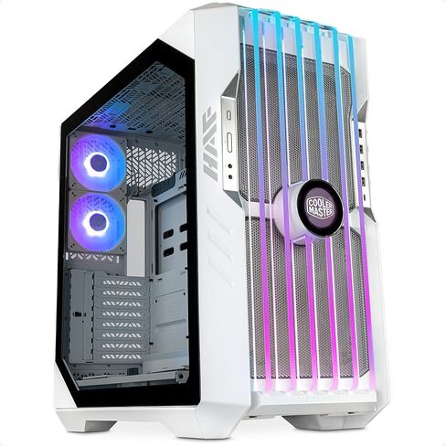Cooler Master HAF 700 EVO PC CASE-برج كامل ، وتوافق E-ATX ، و 5 × مراوح مثبتة مسبقًا ، وأقواس المبرد القابلة للتدوير ، وشاشة LCD في الوقت الفعلي ، وشفرات ARGB EDGE-LIT ، و TG Side Panel in Kuwait