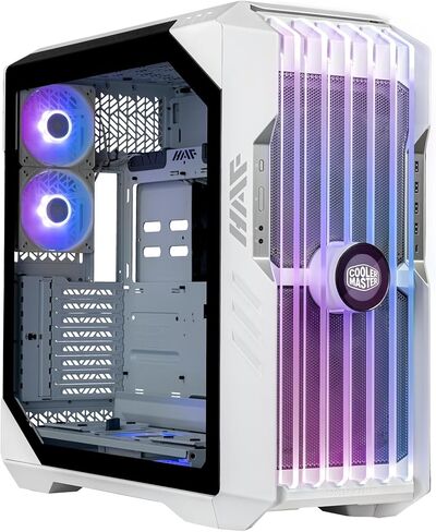 Cooler Master HAF 700 EVO PC CASE-برج كامل ، وتوافق E-ATX ، و 5 × مراوح مثبتة مسبقًا ، وأقواس المبرد القابلة للتدوير ، وشاشة LCD في الوقت الفعلي ، وشفرات ARGB EDGE-LIT ، و TG Side Panel in Kuwait