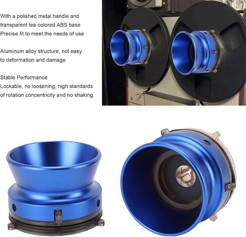 Yoidesu Nab Hub Adapters, 1/4 10 Inch Aluminum Alloy Reel to Reel Tape Nab Hub Adapter with Lock for Studer ReVox B67 (Blue) in Saudi Arabia