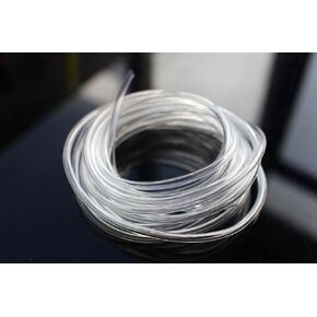 6m 2 Sizes Plastic Tube Kit PE PVC Tubing Clear Fly Tying Materials for Fishing