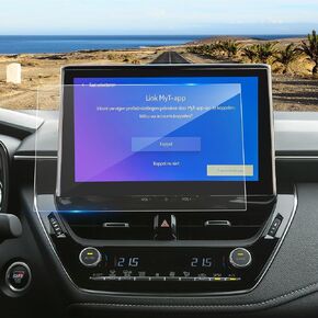 2025 حامي شاشة Corolla لتويوتا كورولا (FX/XSE/SE/Hybrid XSE/Hybrid SE) شاشة تعمل باللمس 10.5 بوصة ، 9H الزجاج 2025 Corolla Hybrid Accessories مقاومة للخدش/HD 10.5 "
