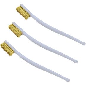 Brass 3D Printer Copper Wire Toothbrush Brush Soft Handle Cleaner Tool for Nozzle Heater Block for Hotend Accessory