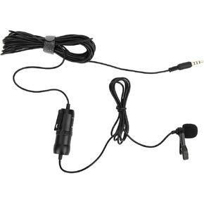 aqxreight MovingMic SuperLav Lavalier Wired Interview Microphone Professional Phone Live MIC Pickup is Clear Soun Lavalier MicrophoneMini MicrophoneWired MicrophoneInterview MicrophoneMicro