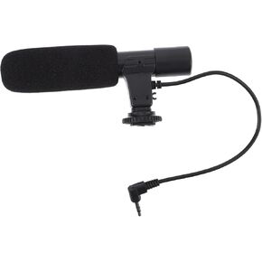 1Pc Professional Camera Microphone for DSLR Smartphone High Sensitivity Interview Mic Compact Design for Vlogging Filming Durable Construction Easy to Use Accessory