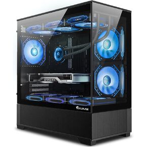 Gaming PC (AMD Ryzen 7 7700X Processor up to 5.4GHz, GeForce RTX 5070 12GB GDDR7, 32GB DDR5, 1TB NVMe SSD, WiFi Ready, Windows 11 Pro)
