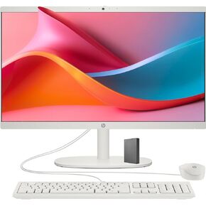 HP 22" All-in-One Desktop PC • The New Version and Look • 16GB RAM • 1TB Storage (512GB SSD and 512GB External) • FHD Display • Intel Celeron Processor • Windows 11 Home