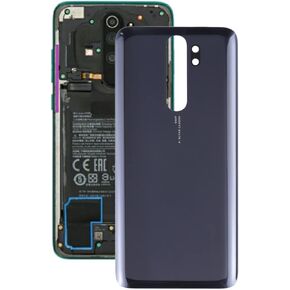 Battery Back Cover Compatible with Xiaomi Redmi Note 8 Pro,Housing Door Back Cover Replacement Repair Set for Note 8 Pro (Black)