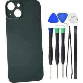 Green Back Glass Replacement for iPhone 13 with pre-cut adhesive