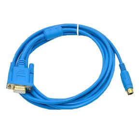DVPCAB215 Programming Cable Download Line PC-DVP Serial RS232 Interface Magentic Ring Protection