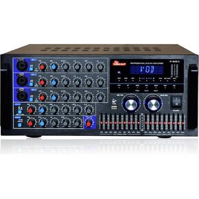 IDOLpro IP-3900II 3000W Karaoke Mixing Amplifier with Built-in Equalizer, HDMI, Optical Input