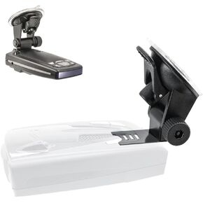 Heavy Duty Windshield Suction Cup Mount w/Hot Weather Resistant Base Compatible with Passport 9500ix, 8500, X70, X80, Solo S2, S3, S75G Radar Detectors (Only Compatible with Models Listed)