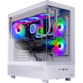 Skytech Gaming Azure 3 Desktop PC, Intel i7 14700F 2.1 GHz (5.3GHz Turbo), NVIDIA RTX 5070 12GB, 1TB Gen4 NVMe SSD, 32GB DDR5 RAM 5200 RGB, 850W Gold ATX 3 PSU, 360mm ARGB AIO, Wi-Fi, Win 11