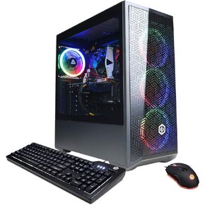 CyberpowerPC Gamer Xtreme VR Gaming PC, Intel i5-10400F 2.9GHz, GeForce GTX 1660 Super 6GB, 8GB DDR4, 500GB NVMe SSD, WiFi Ready & Win 10 Home (GXiVR8060A10)