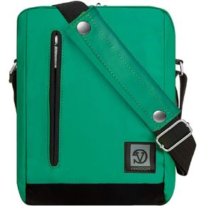 ROXIE Tablet Sleeve Shoulder Bag for Amazon Fire Max 11/Fire HD 10 Plus/Fire HD 10 Kids Pro, iPad Pro M4 11 inch/iPad Air M2/iPad 10th/Air 5/Galaxy Tab S9 S8 S7, Green