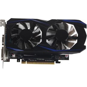 Yunseity GTX1050Ti Graphic Card, 4GB DDR5 128bit Gaming Graphics Card with Cooling Fan, 700MHz 3D API DirectX 12, PCI Express 2.0 Independent Desktop Video Card