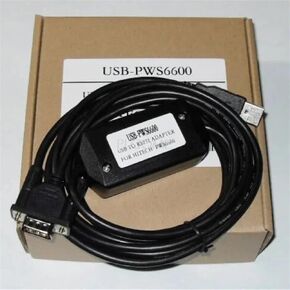 HMI برمجة كابل USB-PWS6600 USB-Hitech لـ PWS6600 PLC (USB إلى DB9 Male)