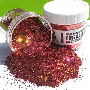 6 Pack of Large .030 Glitter Mixes for Soft Plastic Lure Making - Heat/Solvent Resistant - Option 1
