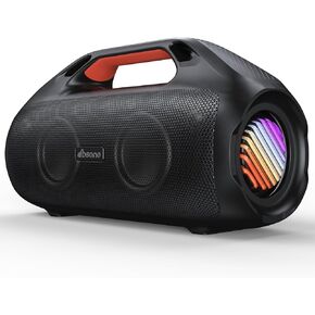 مكبر صوت بلوتوث 100 واط ، صندوق توازن لاسلكي في الهواء الطلق مع باس قوي ، أضواء RGB ، IPX7 مقاوم للماء | 30H اللعب | USB-C |