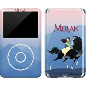Skinit Decal MP3 Player Skin Compatible with iPod Classic (6th Gen) 80GB - Officially Licensed Disney Mulan Riding Khan Design