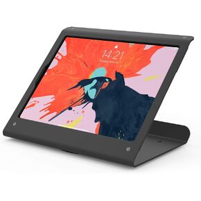 Tablet Stand Compatible with iPad Pro 12.9" Gen 3 4 5 6, Air 13" with Swivel Base, All Metal Anti Theft Tablet Holder for POS Kiosk