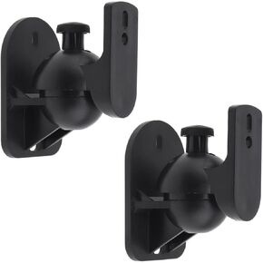 2pcs/lot Practical SW-03B 5KG Black ABS Plastics Wall Mounted Bracket for Speaker and Loudspeaker Box