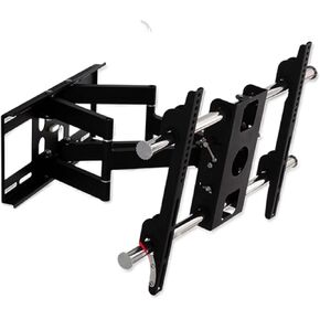 DL-D-201ST 6 Arm 23" 55" Full Motion Retractable LCD Tv Wall Mount Stainless Steel Swivel Screen Bracket Stand