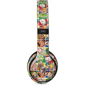 Skinit Skinit Audio Audio Skin متوافق مع Beats Solo 2 Wired - مرخص رسميًا من شخصيات Disney Toy Story Formes Collage Design