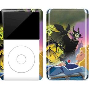 Skinit Decal MP3 Player Skin Compatible with iPod Classic (6th Gen) 80GB - Officially Licensed Disney Villains Sleeping Beauty and Maleficent Art Design