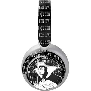 Skinit Decal Audio Skin Compatible with Surface Headphones - Officially Licensed Disney Villains Evil Queen Black and White Design