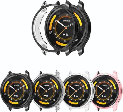 5-Pack Screen Protector Case Compitible with Garmin Venu 3 Smartwatch, Ultra-Thin Scratch Resistant Cover with Tempered Glass for Women Men in Saudi Arabia