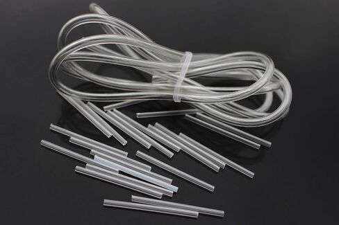 6m 2 Sizes Plastic Tube Kit PE PVC Tubing Clear Fly Tying Materials for Fishing in Saudi Arabia