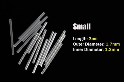 6m 2 Sizes Plastic Tube Kit PE PVC Tubing Clear Fly Tying Materials for Fishing in Saudi Arabia