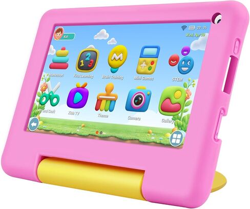 Kids Tablet 7IN Children Tablets for Kids 3-7 Android Tablet for Toddler Boys Girls, Educational Toddler Tablets with WIFI Touch Screen, Dual Camera, Kids Learning APP for Child Ages 3 to12 (Blue) in Saudi Arabia