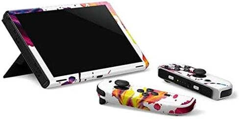Skinit Skinit Gaming Gaming Skiner مع Nintendo Switch OLED (2021) - التصميم الأبيض لوني in Kuwait
