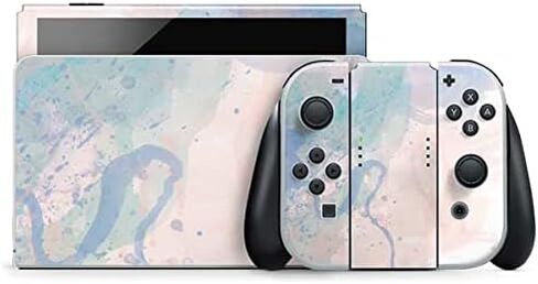 Skinit Skinit Gaming Gaming Skiner مع Nintendo Switch OLED (2021) - التصميم الأبيض لوني in Kuwait
