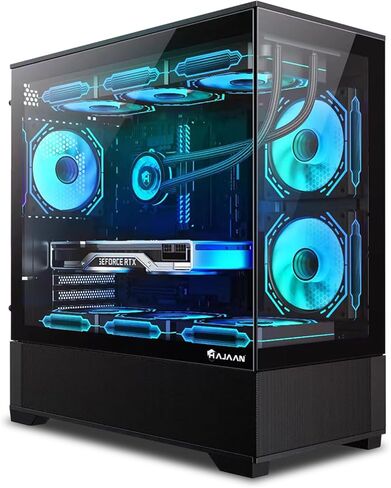 PC MAMING PC (AMD RYZEN 7 7700X معالج يصل إلى 5.4 جيجاهرتز ، Geforce RTX 5070 12GB GDDR7 ، 32GB DDR5 ، 1TB NVME SSD ، WIFI Ready ، Windows 11 Pro) in Kuwait