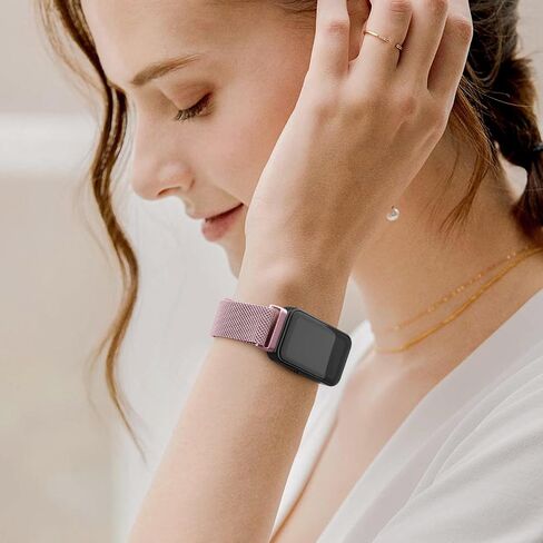 شريط الساعات المعدنية متوافق مع Samsung Galaxy Fit 3 Band ، حزام معصم حلقة الصلب غير القابل للصدأ لـ Galaxy Fit 3 SM-R390 Smartwatch Accessories in Kuwait