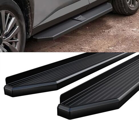 HD Ridez Running Board 6" Black Compatible with Nissan Pathfinder 2022-2024 (Nerf Bar Side Steps Side Bars) in Kuwait