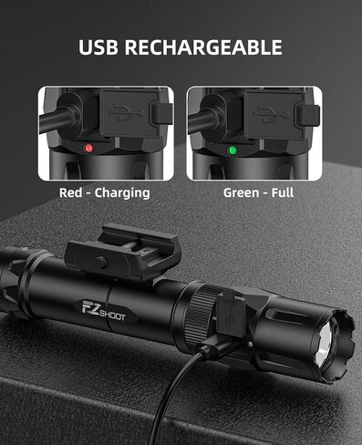 Ezshoot 2500 Lumens Laser Light Light Combo للبندقية مع مفتاح عن بُعد مغناطيسي متوافق مع Picatinny ، وسرد Laser Light مع وضع قوي ، ومصباح يدوي تكتيكي للدفاع عن المنزل ، والصيد in Kuwait