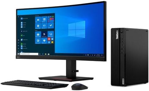 Lenovo ThinkCentre M75S Gen 2 Business Desktop ، 2024 ، AMD Ryzen 5 Pro 5650G 6-Core 4.4Ghz ، AMD Radeon Graphics ، 32GB DDR4 ، 2TB SSD ، Windows 11 Pro ، 1xHDMI ، 2xDP ، 9xUSB ، Black in Kuwait
