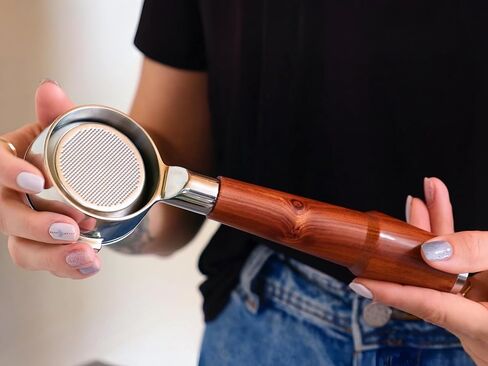 54 ملم بلا قعر portafilter Breville متوافق مع مقبض Rosewood و Naked 18-21 غرام سلة ، يناسب Barista Express ، Pro ، Touch ، Bambino ، Infuser ، Duo Temp Pro in Kuwait