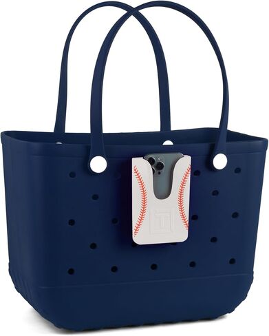 Baseball Phone Holder for Bogg Bag and Simple Modern Bag - Made of Silicone and Fits All Phone Sizes in Saudi Arabia
