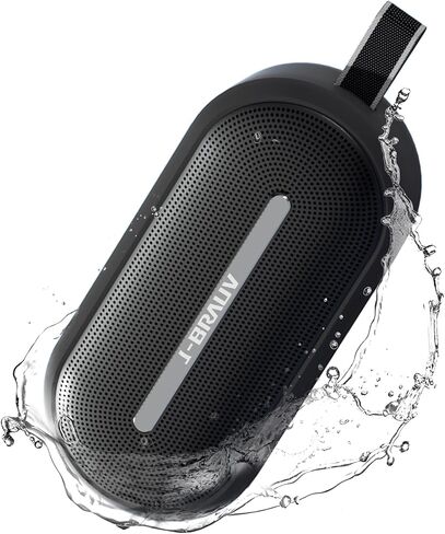 Portable Wireless Speakers Bluetooth, Mini Bike Speakers, 12W Stereo Loud Sound, IP67 Waterproof, TWS Pairing, BT5.3, 15H Playtime, Outdoor Speaker Bluetooth for Biking, Gifts in Saudi Arabia