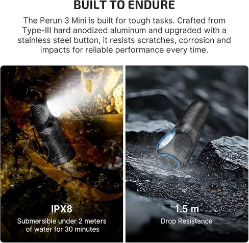 Olight Perun 3 Mini Headlamp 1250 Lumens LED LED مصباح يدوي ، مصباح أمامي قابل لإعادة الشحن مع خيار الضوء الأحمر ، مثالي للعمل ، المشي لمسافات طويلة ، التخييم والتسلق (Cool White 5700k ~ 6700k ، Black) in Saudi Arabia