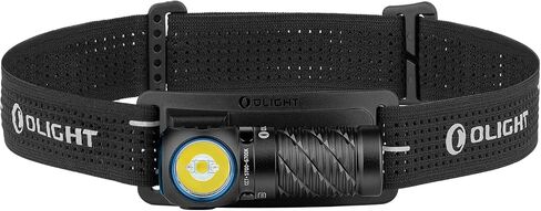 Olight Perun 3 Mini Headlamp 1250 Lumens LED LED مصباح يدوي ، مصباح أمامي قابل لإعادة الشحن مع خيار الضوء الأحمر ، مثالي للعمل ، المشي لمسافات طويلة ، التخييم والتسلق (Cool White 5700k ~ 6700k ، Black) in Saudi Arabia