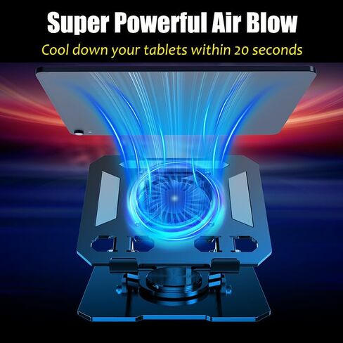 360° Rotating Desk Stand Holder with USB Cooler for iPad/Tablets in Kuwait