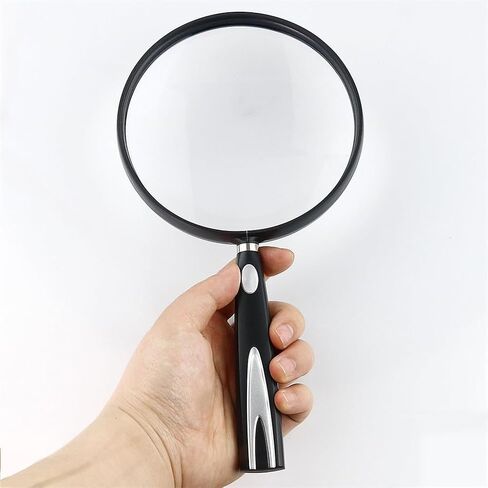 Large Handheld Magnifying Glass for Reading Newspapers Portable Magnifying Glass in Saudi Arabia