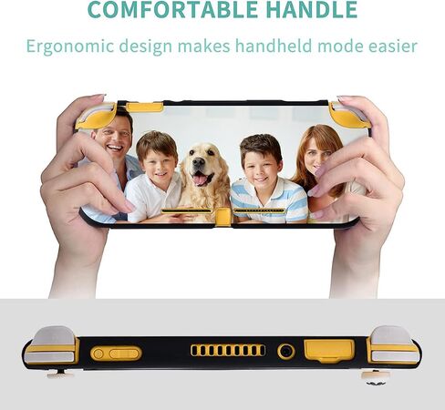 غلاف مخصص للصدمات للصدمات لـ Nintendo Switch Lite ، 3 في 1 حالة مخصصة قابلة للرسوال المخصصة للحالة الواقية القابلة للوقاية ، قشرة حامي قابلة للفصل in Kuwait