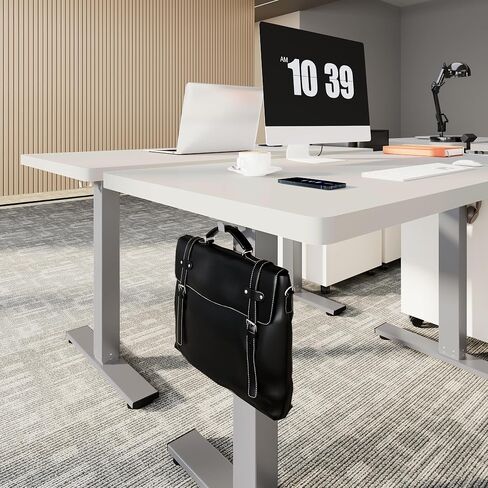 FLEXISPOT Height Adjustable Standing Desk Frame, Electric Sit Stand Desk Base for Home and Office (Gray Frame Only) in Saudi Arabia